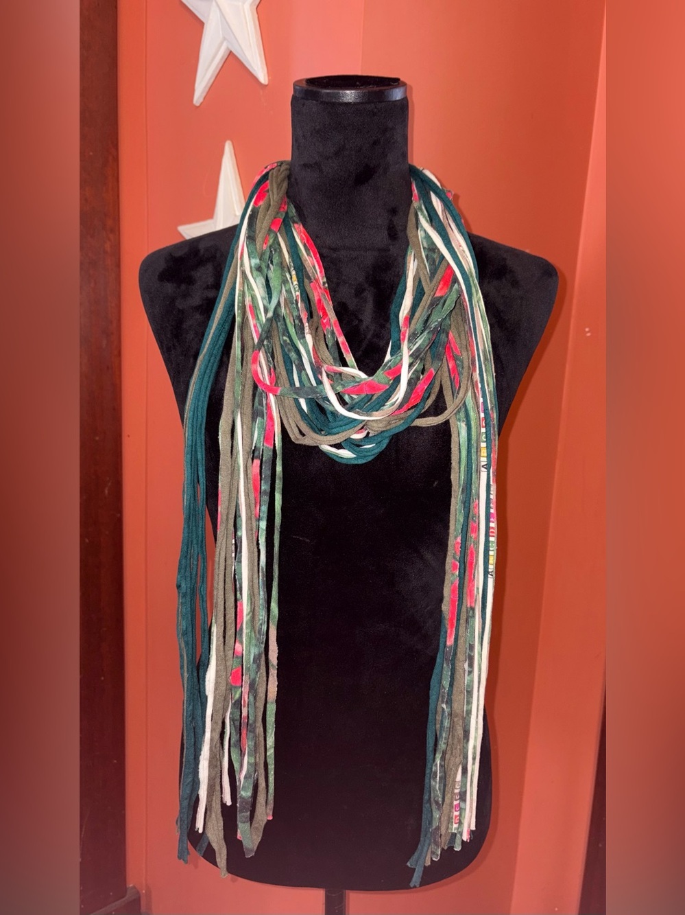 One of a kind handmade scarf